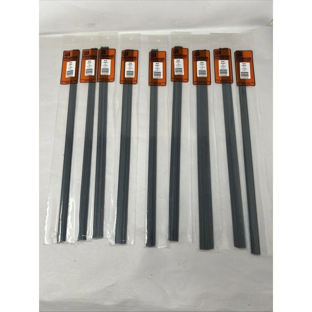 Large Lot of Train Scenry - Plastruct Sheets & Styrene Columns, Decals and More